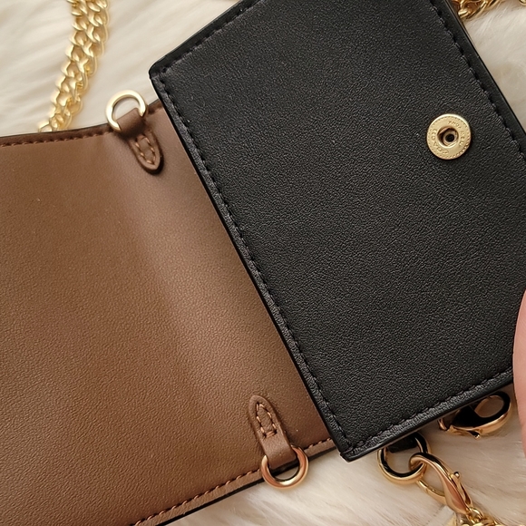 Coach Boxed Mini Wallet On A Chain In Blocked Signature Canvas - Picture 9 of 10